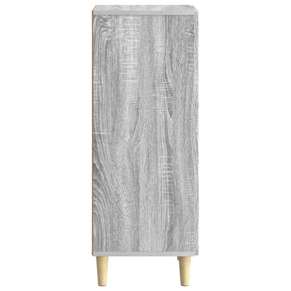 vidaXL Sideboard Grey Sonoma 33 x 34.5 x 90 cm Engineered Wood