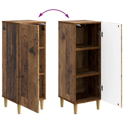 vidaXL Sideboard Old Wood 33 x 34.5 x 90 cm Engineered Wood