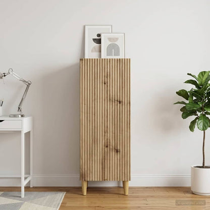vidaXL Sideboard Artisan Oak 33 x 34.5 x 90 cm Engineered Wood