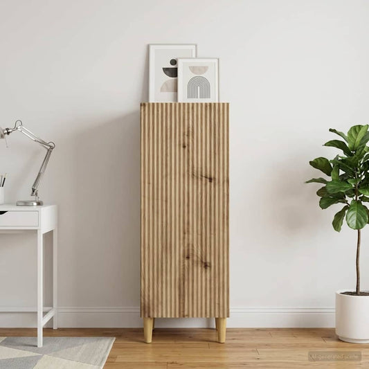 vidaXL Sideboard Artisan Oak 33 x 34.5 x 90 cm Engineered Wood