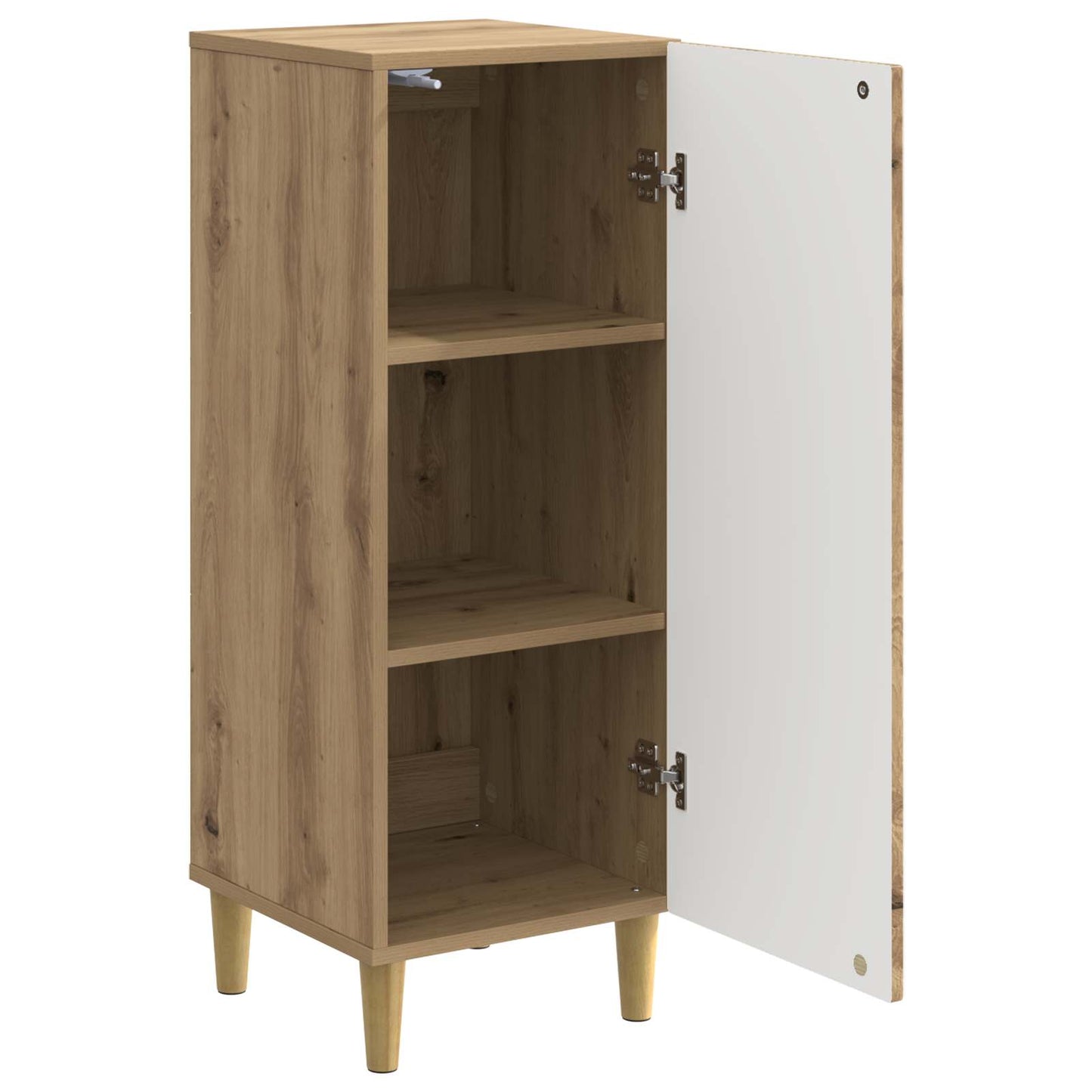 vidaXL Sideboard Artisan Oak 33 x 34.5 x 90 cm Engineered Wood