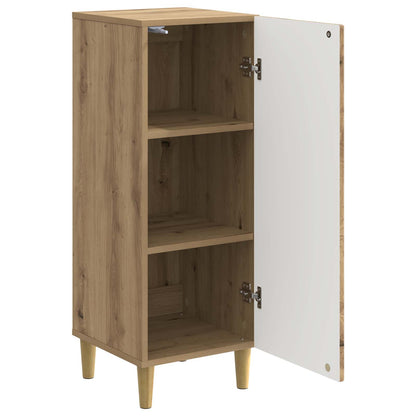 vidaXL Sideboard Artisan Oak 33 x 34.5 x 90 cm Engineered Wood