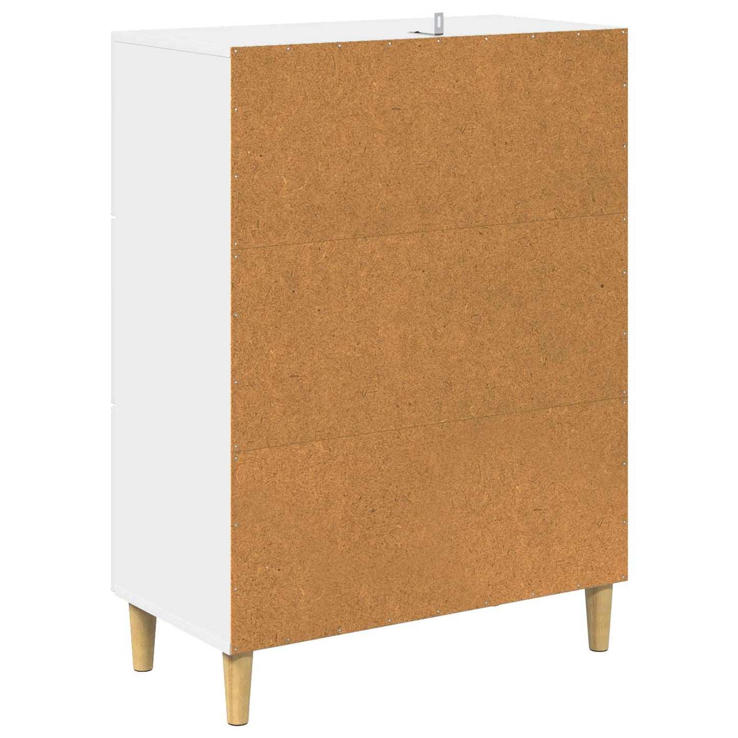 vidaXL Drawer Cabinet White 66 x 34.5 x 90 cm Engineered Wood