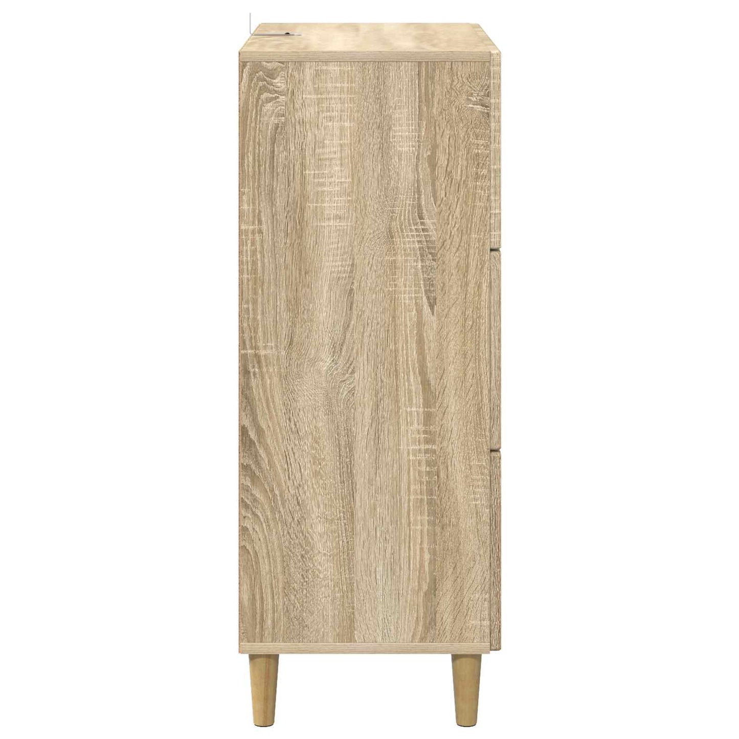 vidaXL Drawer Cabinet Sonoma Oak 66 x 34.5 x 90 cm Engineered Wood