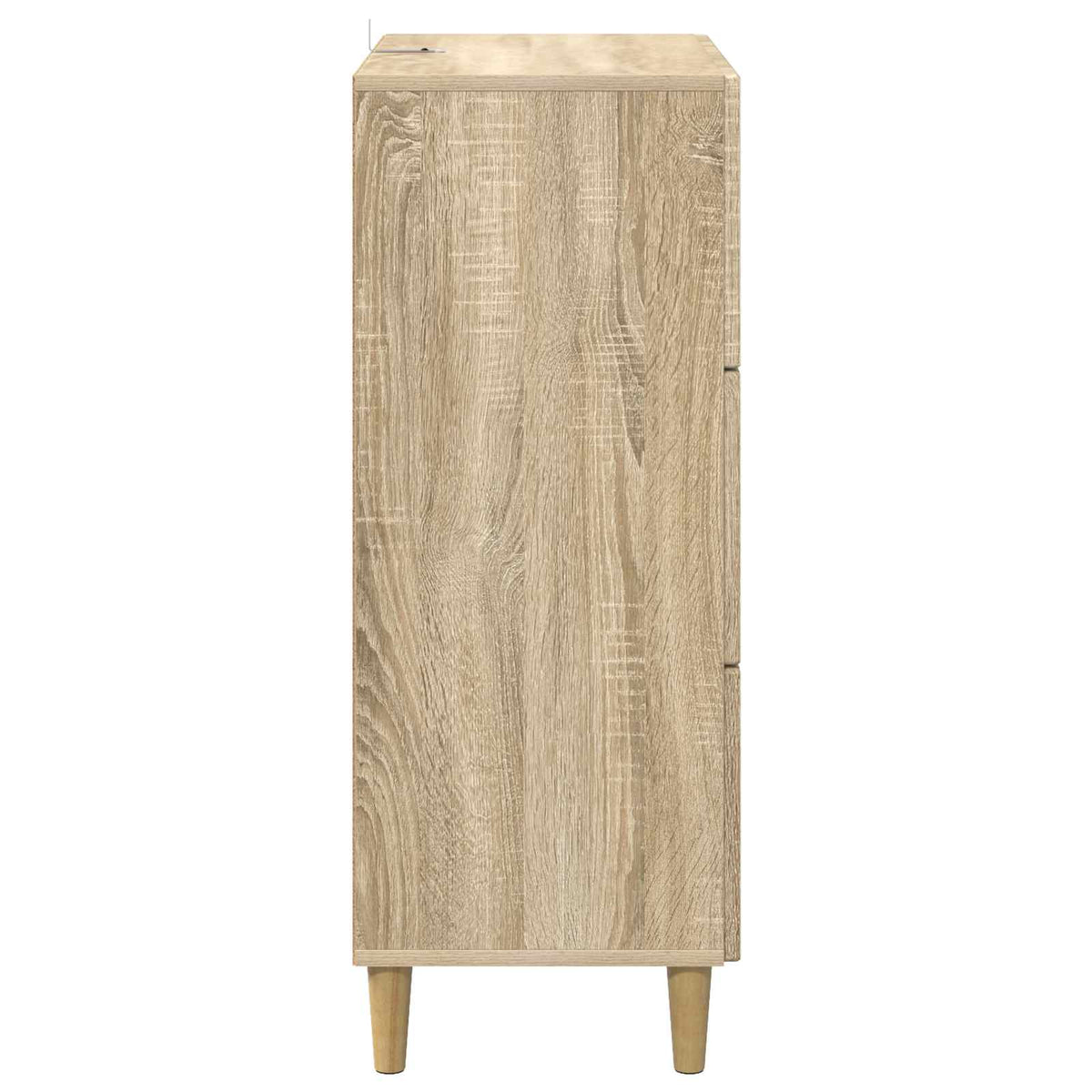 vidaXL Drawer Cabinet 66 x 34.5 x 90 cm Engineered Wood Sonoma Oak