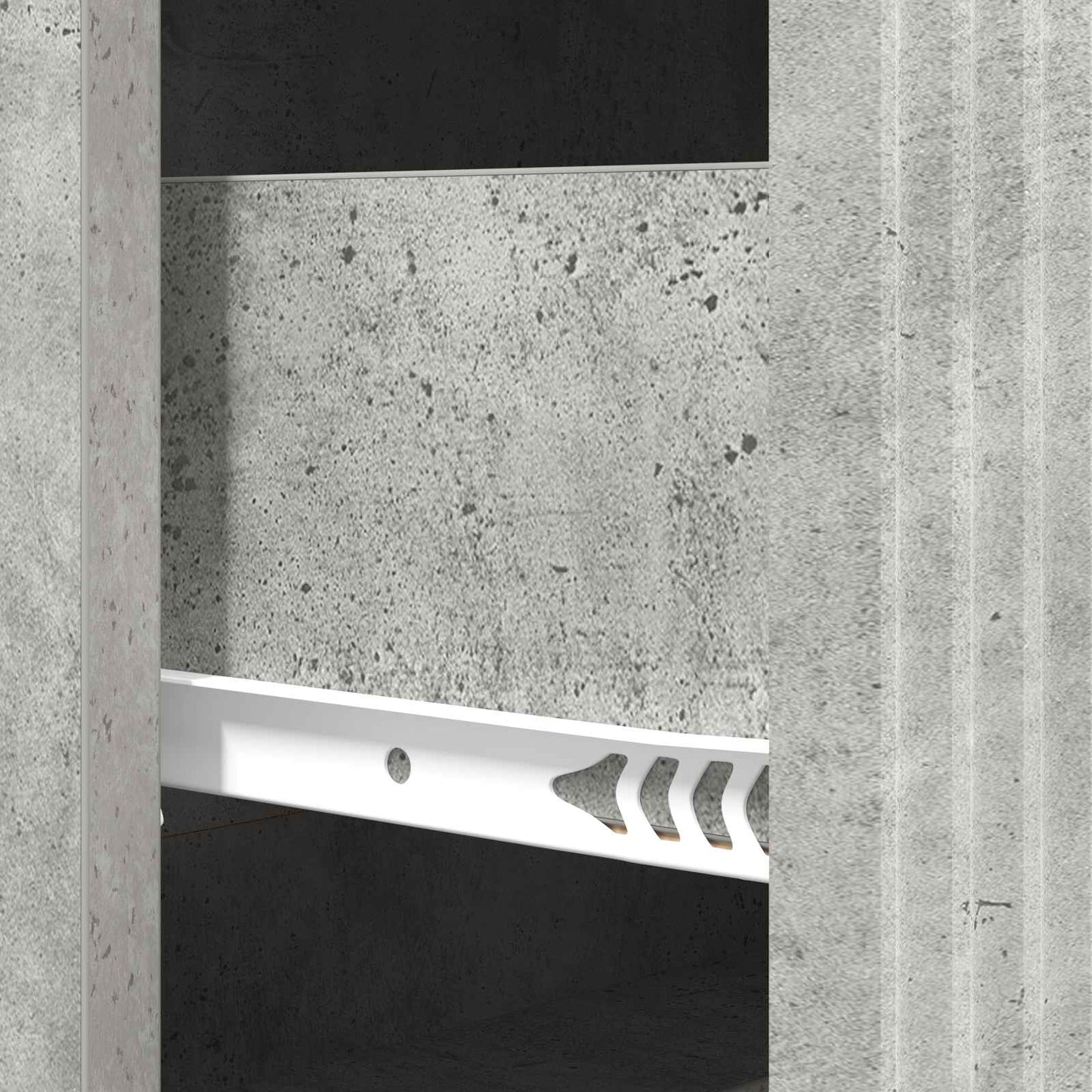 vidaXL Drawer Cabinet Concrete Grey 66 x 34.5 x 90 cm Engineered Wood