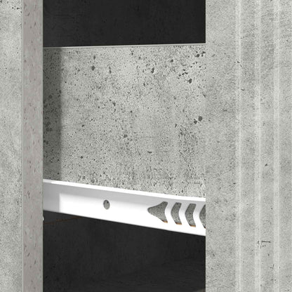 vidaXL Drawer Cabinet Concrete Grey 66 x 34.5 x 90 cm Engineered Wood