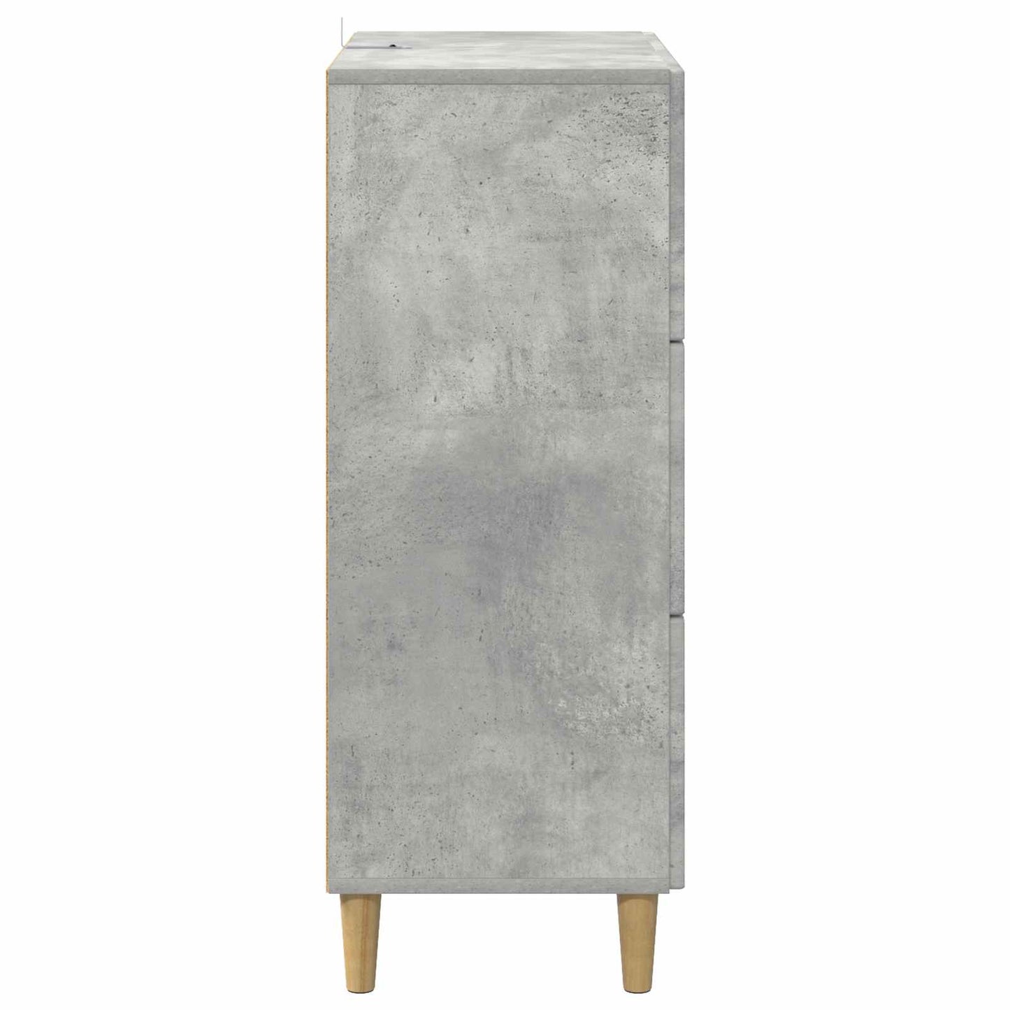 vidaXL Drawer Cabinet Concrete Grey 66 x 34.5 x 90 cm Engineered Wood