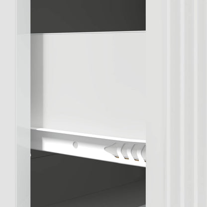 vidaXL Drawer Cabinet High Gloss White 66 x 34.5 x 90 cm