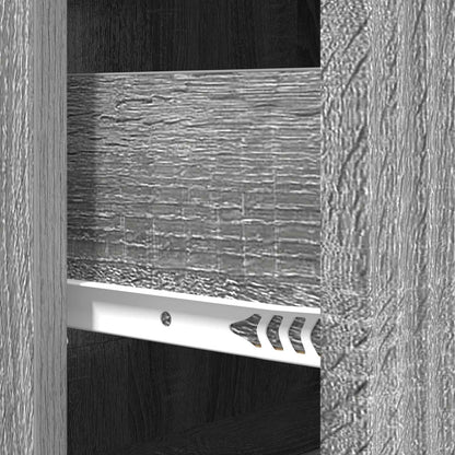 vidaXL Drawer Cabinet 66 x 34.5 x 90 cm Engineered Wood Grey Sonoma