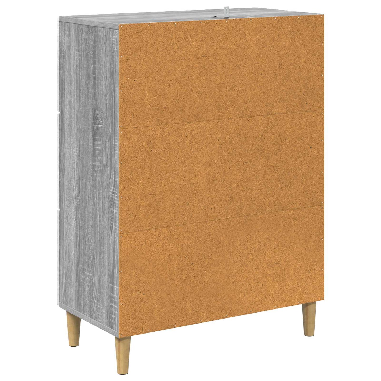 vidaXL Drawer Cabinet 66 x 34.5 x 90 cm Engineered Wood Grey Sonoma