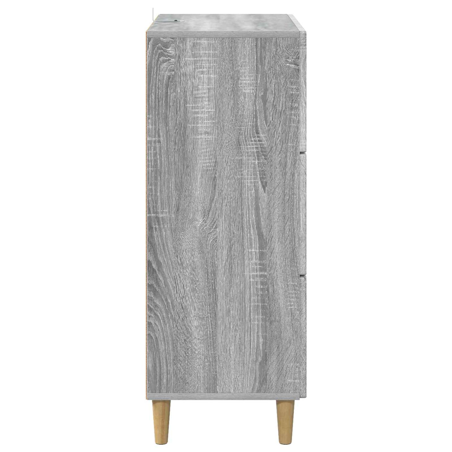 vidaXL Drawer Cabinet 66 x 34.5 x 90 cm Engineered Wood Grey Sonoma