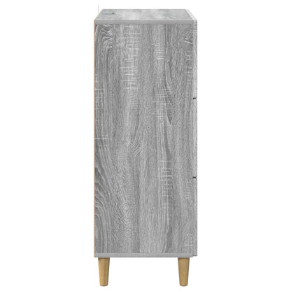 vidaXL Drawer Cabinet 66 x 34.5 x 90 cm Engineered Wood Grey Sonoma
