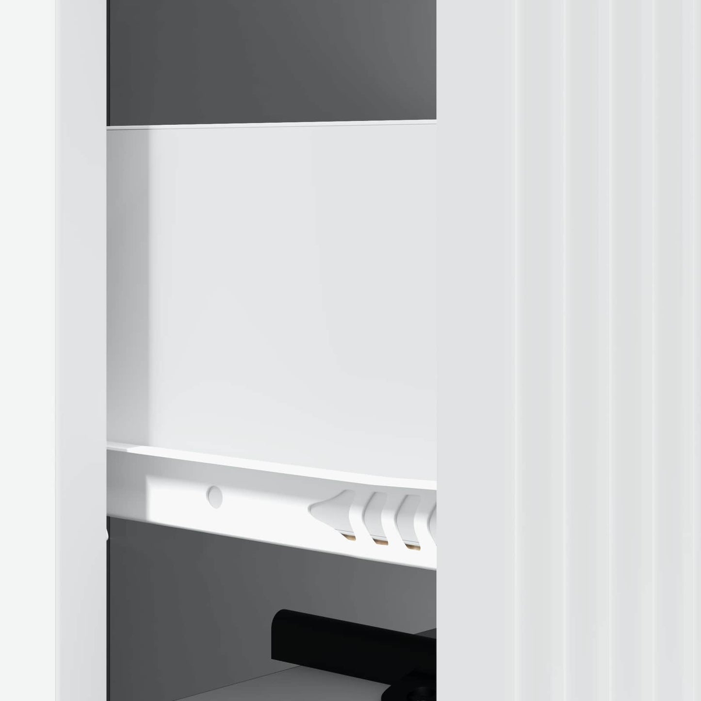 vidaXL Drawer Cabinet White 33 x 34.5 x 90 cm Engineered Wood
