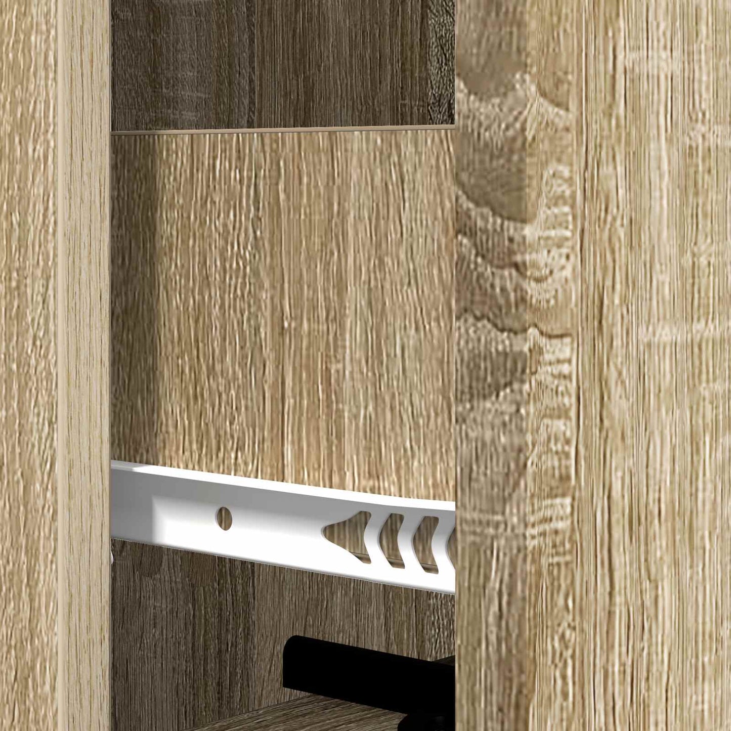 vidaXL Drawer Cabinet Sonoma Oak 33 x 34.5 x 90 cm Engineered Wood