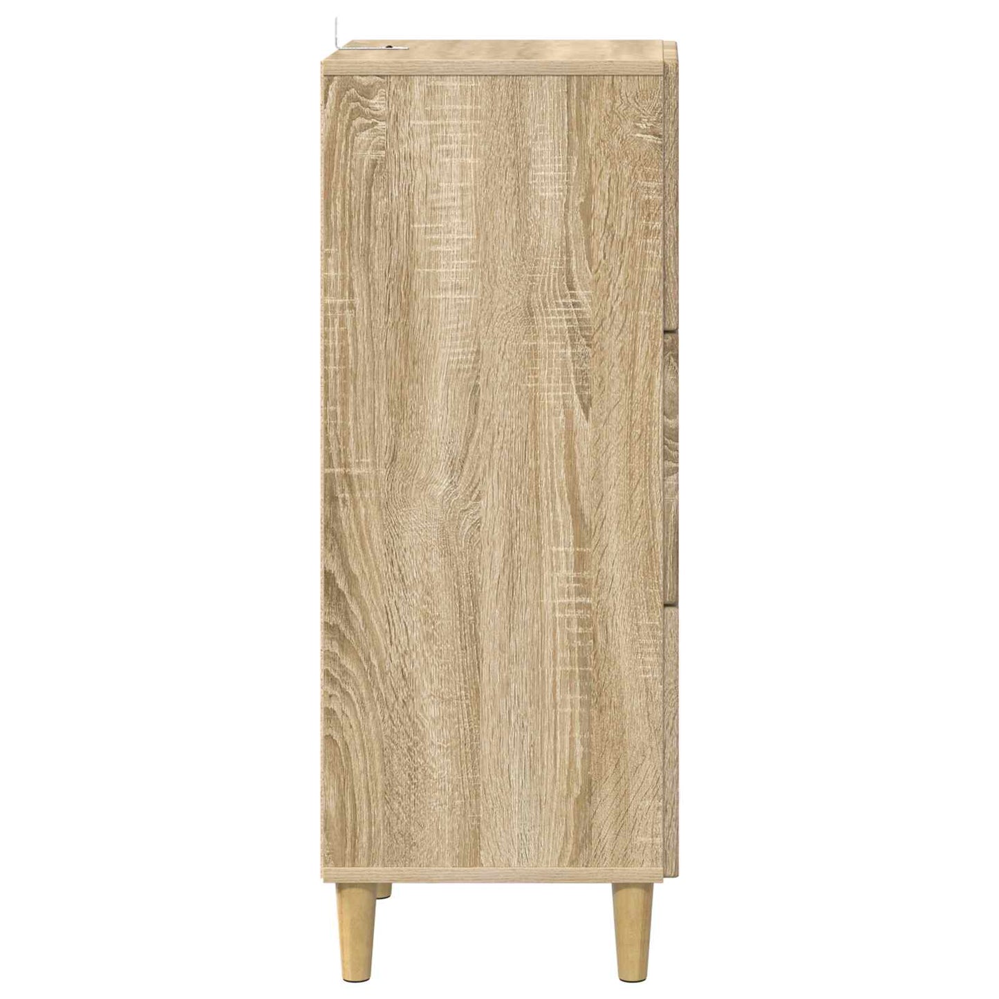 vidaXL Drawer Cabinet Sonoma Oak 33 x 34.5 x 90 cm Engineered Wood