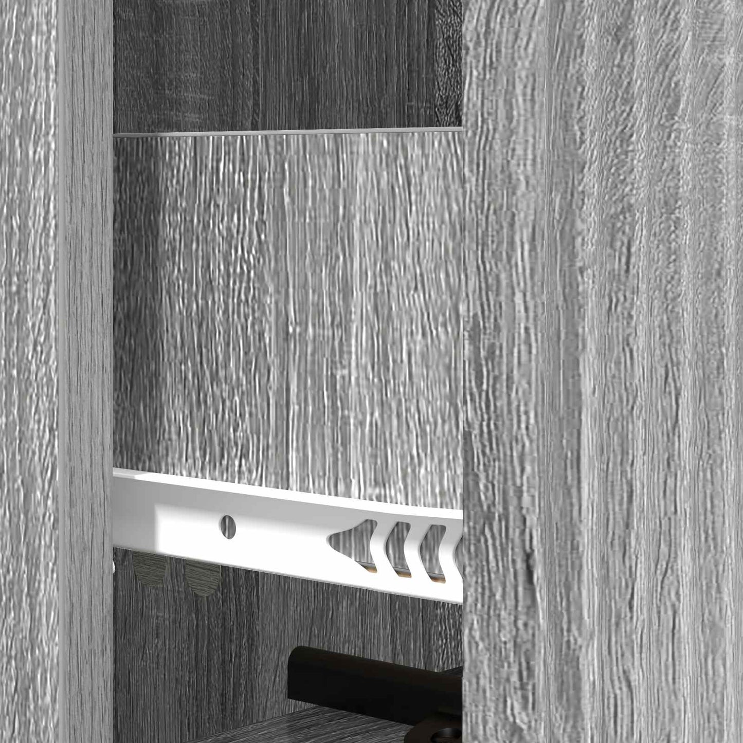 vidaXL Drawer Cabinet Grey Sonoma 33 x 34.5 x 90 cm Engineered Wood