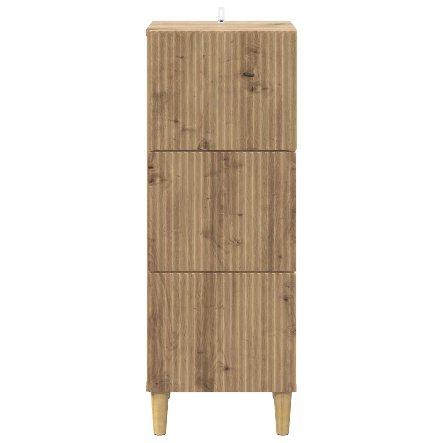 vidaXL Drawer Cabinet 33 x 34.5 x 90 cm Engineered Wood Artisan Oak