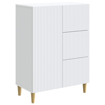 vidaXL Sideboard with Drawer White 66 x 34.5 x 90 cm Engineered Wood