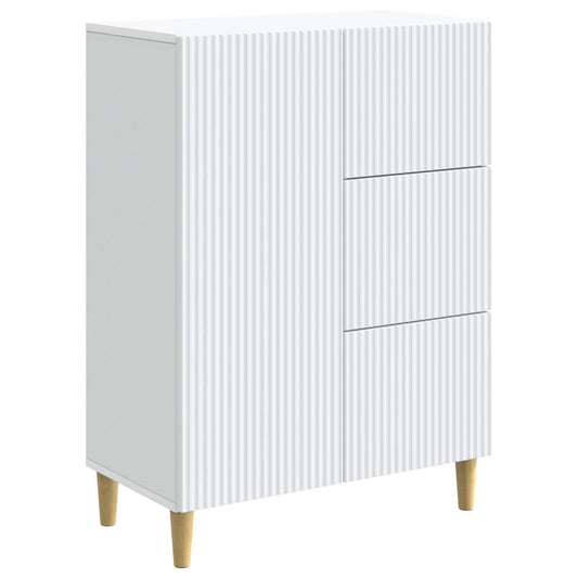 vidaXL Sideboard White 66 x 34.5 x 90 cm Engineered Wood