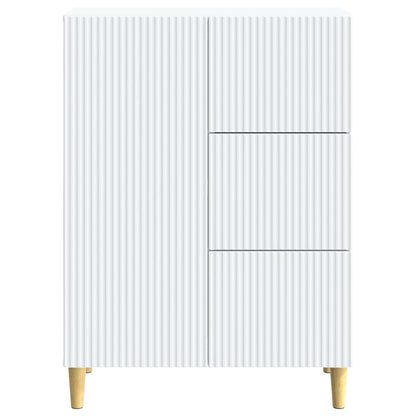 vidaXL Sideboard with Drawer White 66 x 34.5 x 90 cm Engineered Wood