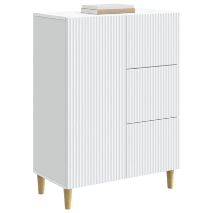 vidaXL Sideboard with Drawer White 66 x 34.5 x 90 cm Engineered Wood
