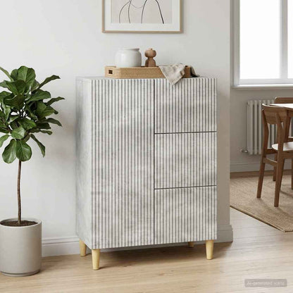 vidaXL Sideboard Concrete Grey 66 x 34.5 x 90 cm Engineered Wood