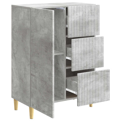 vidaXL Sideboard Concrete Grey 66 x 34.5 x 90 cm Engineered Wood