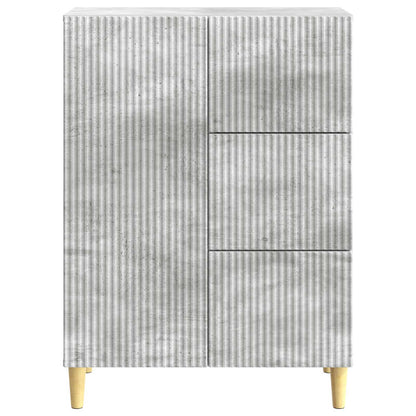 vidaXL Sideboard Concrete Grey 66 x 34.5 x 90 cm Engineered Wood