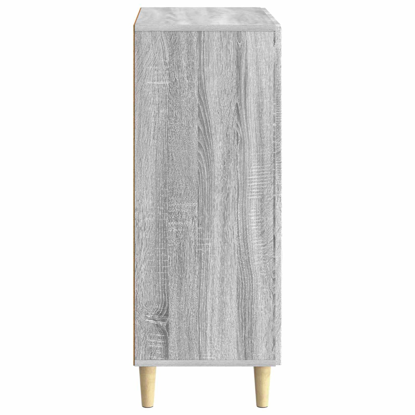 vidaXL Sideboard Grey Sonoma 66 x 34.5 x 90 cm Engineered Wood