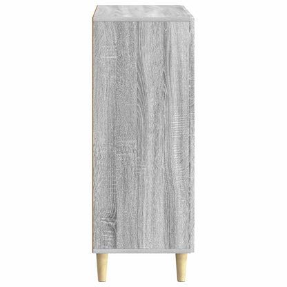 vidaXL Sideboard Grey Sonoma 66 x 34.5 x 90 cm Engineered Wood