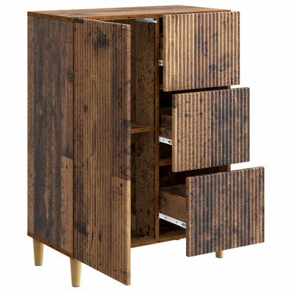 vidaXL Sideboard Old Wood 66 x 34.5 x 90 cm Engineered Wood