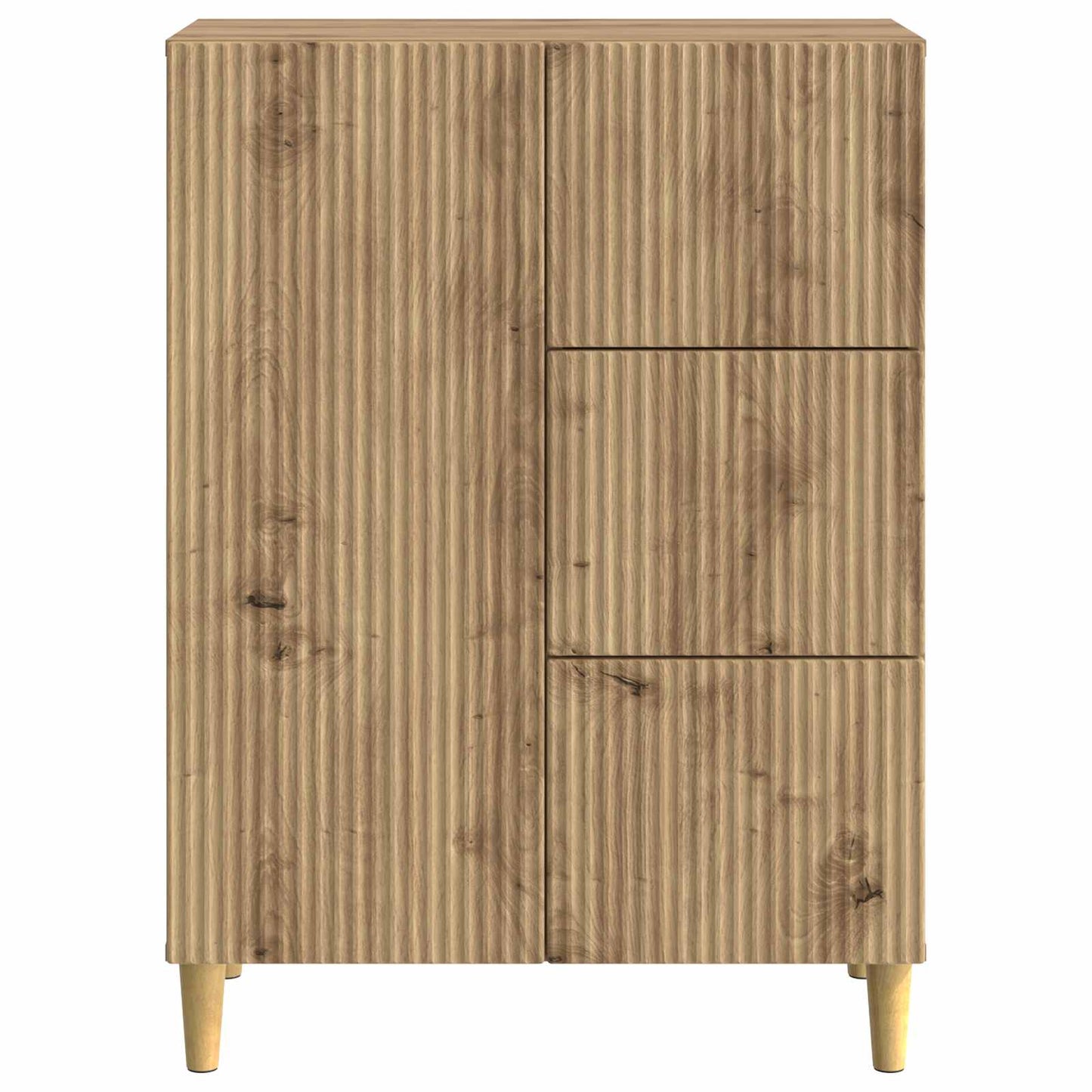 vidaXL Sideboard Artisan Oak 66 x 34.5 x 90 cm Engineered Wood