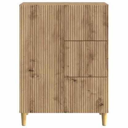 vidaXL Sideboard Artisan Oak 66 x 34.5 x 90 cm Engineered Wood