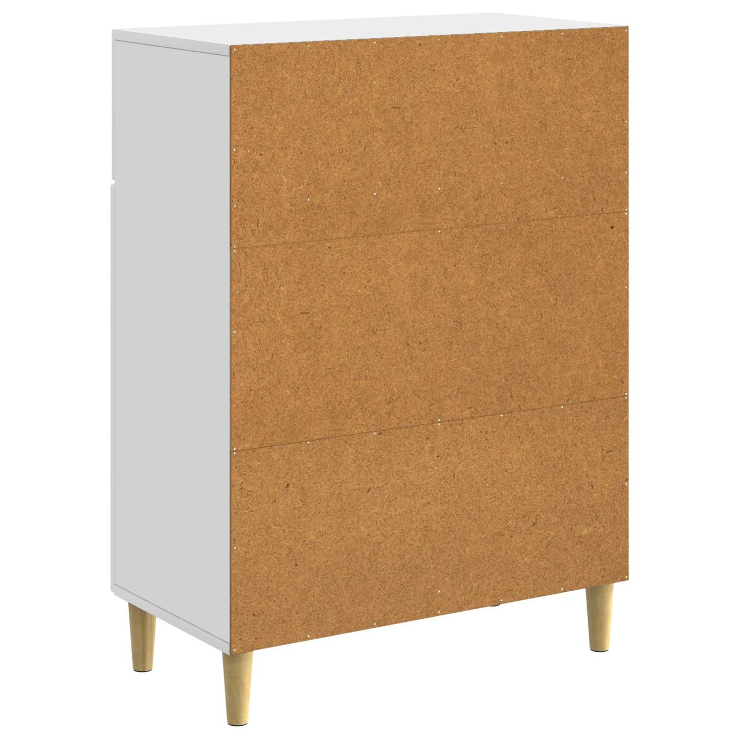 vidaXL Sideboard with Drawer White 66 x 34.5 x 90 cm Engineered Wood