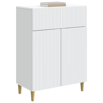 vidaXL Sideboard with Drawer White 66 x 34.5 x 90 cm Engineered Wood