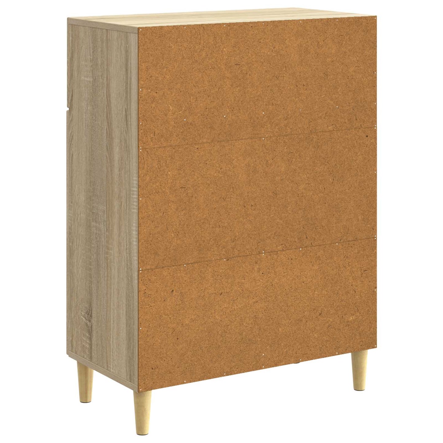 vidaXL Sideboard Sonoma Oak 66 x 34.5 x 90 cm Engineered Wood