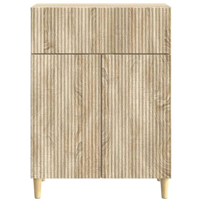 vidaXL Sideboard Sonoma Oak 66 x 34.5 x 90 cm Engineered Wood