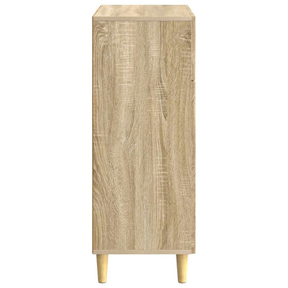 vidaXL Sideboard Sonoma Oak 66 x 34.5 x 90 cm Engineered Wood
