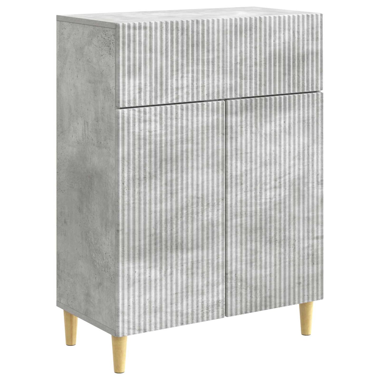 vidaXL Sideboard Concrete Grey 66 x 34.5 x 90 cm Engineered Wood