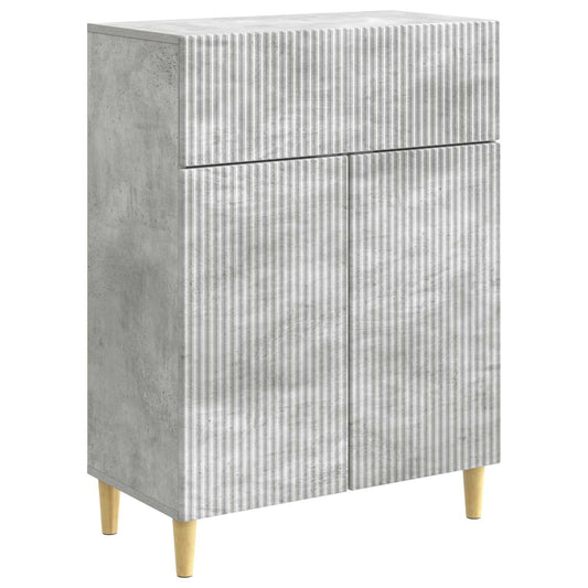 vidaXL Sideboard Concrete Grey 66 x 34.5 x 90 cm Engineered Wood