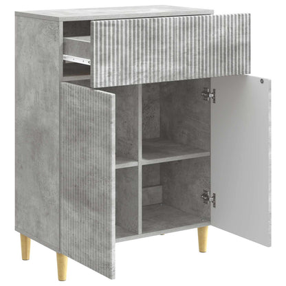 vidaXL Sideboard Concrete Grey 66 x 34.5 x 90 cm Engineered Wood