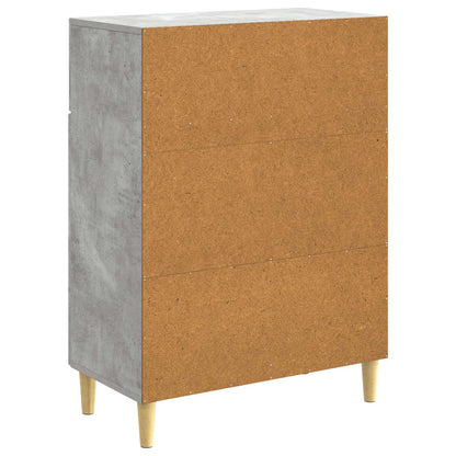 vidaXL Sideboard Concrete Grey 66 x 34.5 x 90 cm Engineered Wood