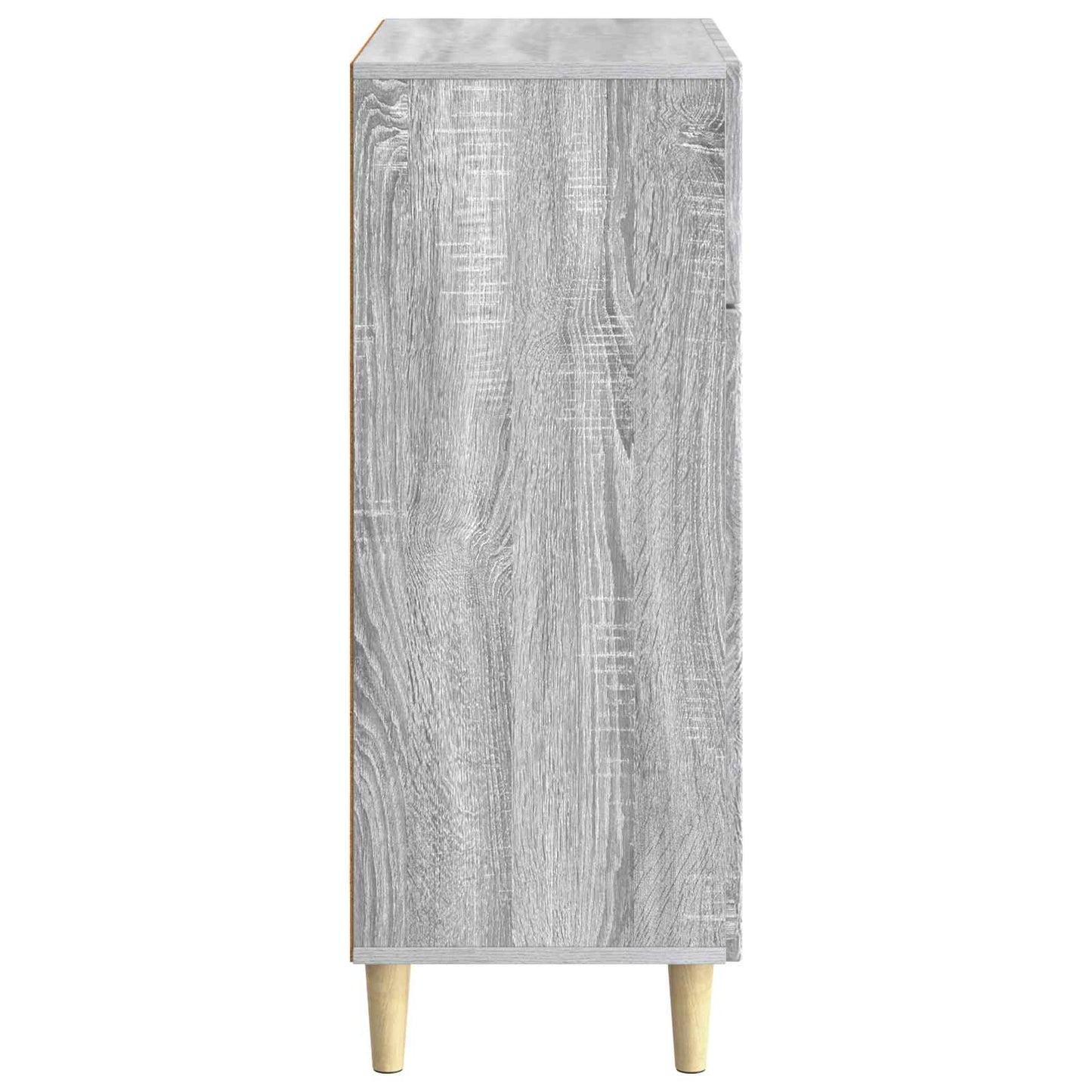 vidaXL Sideboard Grey Sonoma 66 x 34.5 x 90 cm Engineered Wood