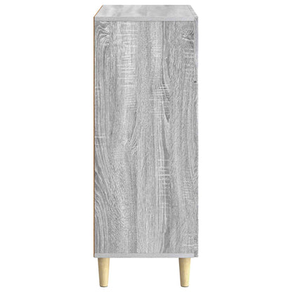 vidaXL Sideboard Grey Sonoma 66 x 34.5 x 90 cm Engineered Wood