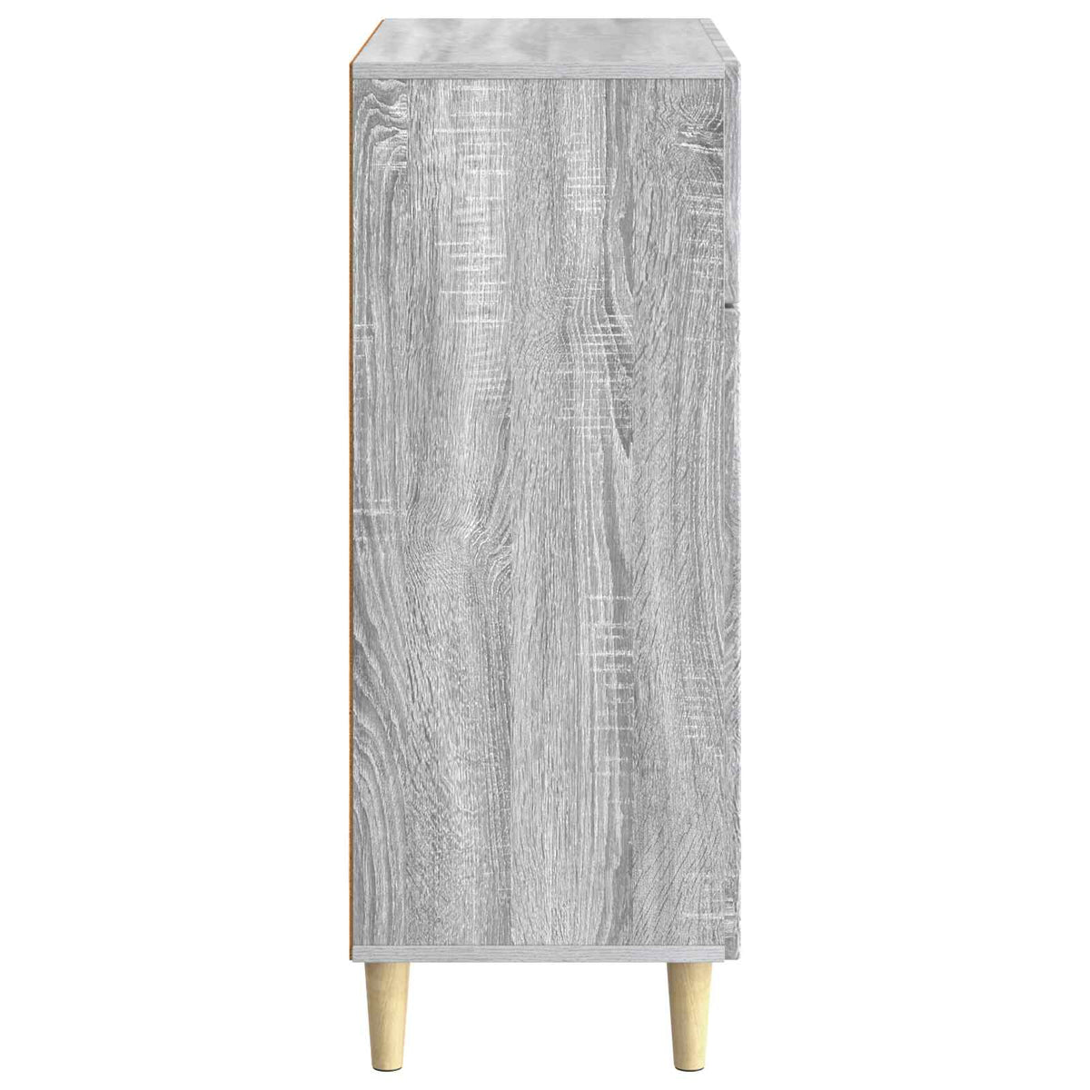 vidaXL Sideboard Grey Sonoma 66 x 34.5 x 90 cm Engineered Wood