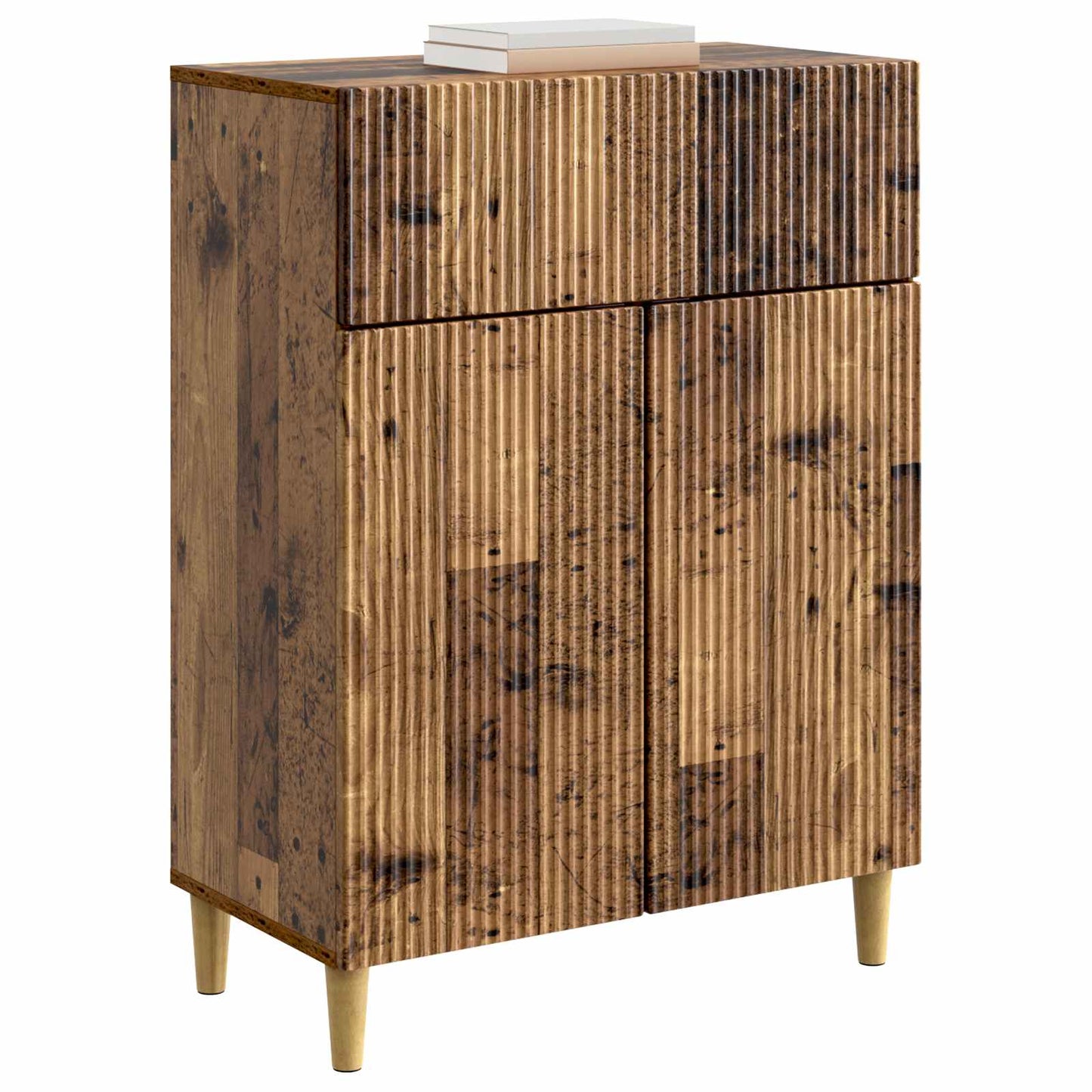vidaXL Sideboard Old Wood 66 x 34.5 x 90 cm Engineered Wood