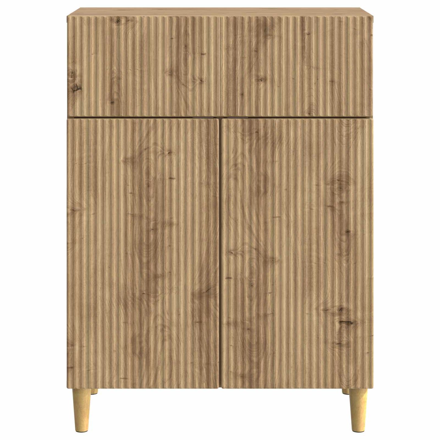 vidaXL Sideboard Artisan Oak 66 x 34.5 x 90 cm Engineered Wood