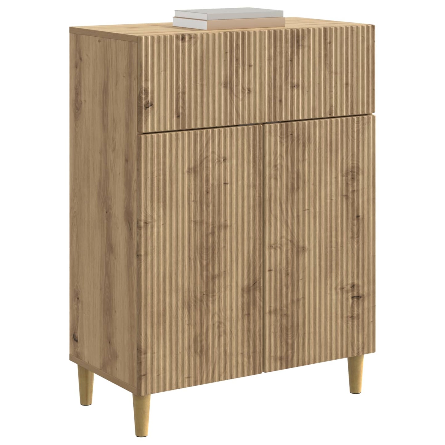 vidaXL Sideboard Artisan Oak 66 x 34.5 x 90 cm Engineered Wood
