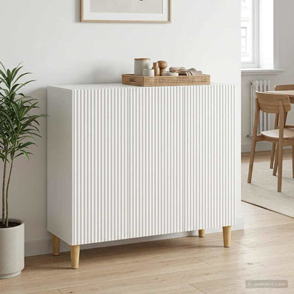 vidaXL Sideboard White 89 x 34.5 x 80 cm Engineered Wood